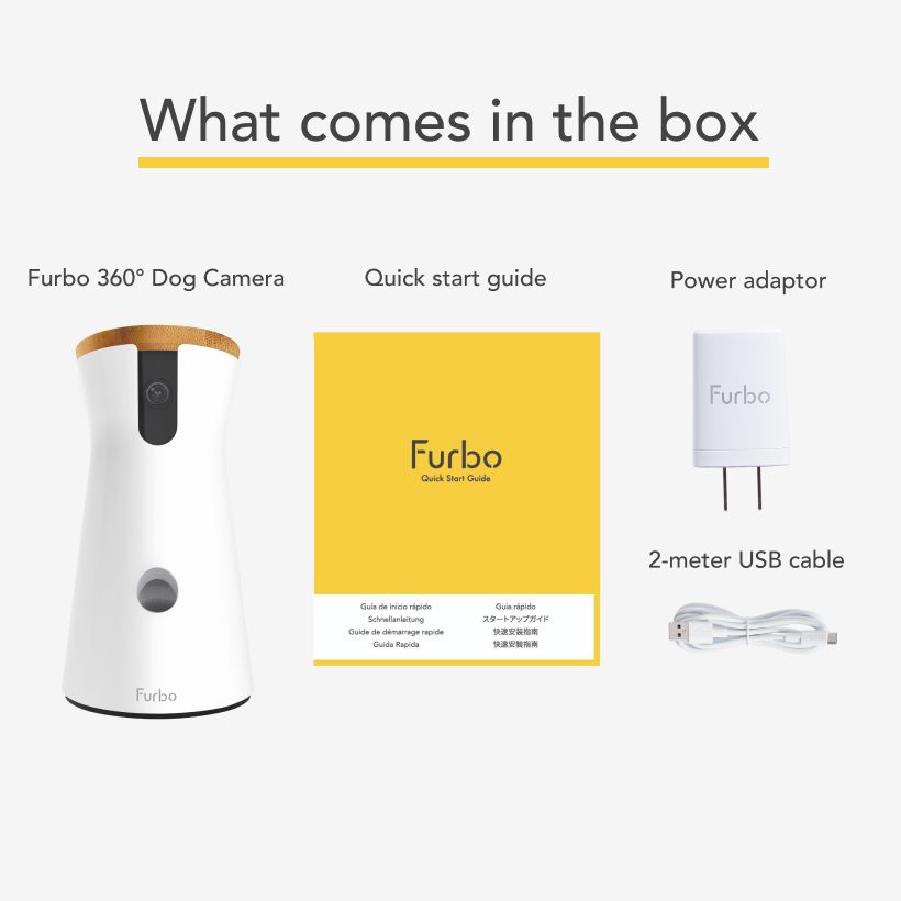 Furbo 360° Dog Camera｜Treat Tossing Pet Camera with HD